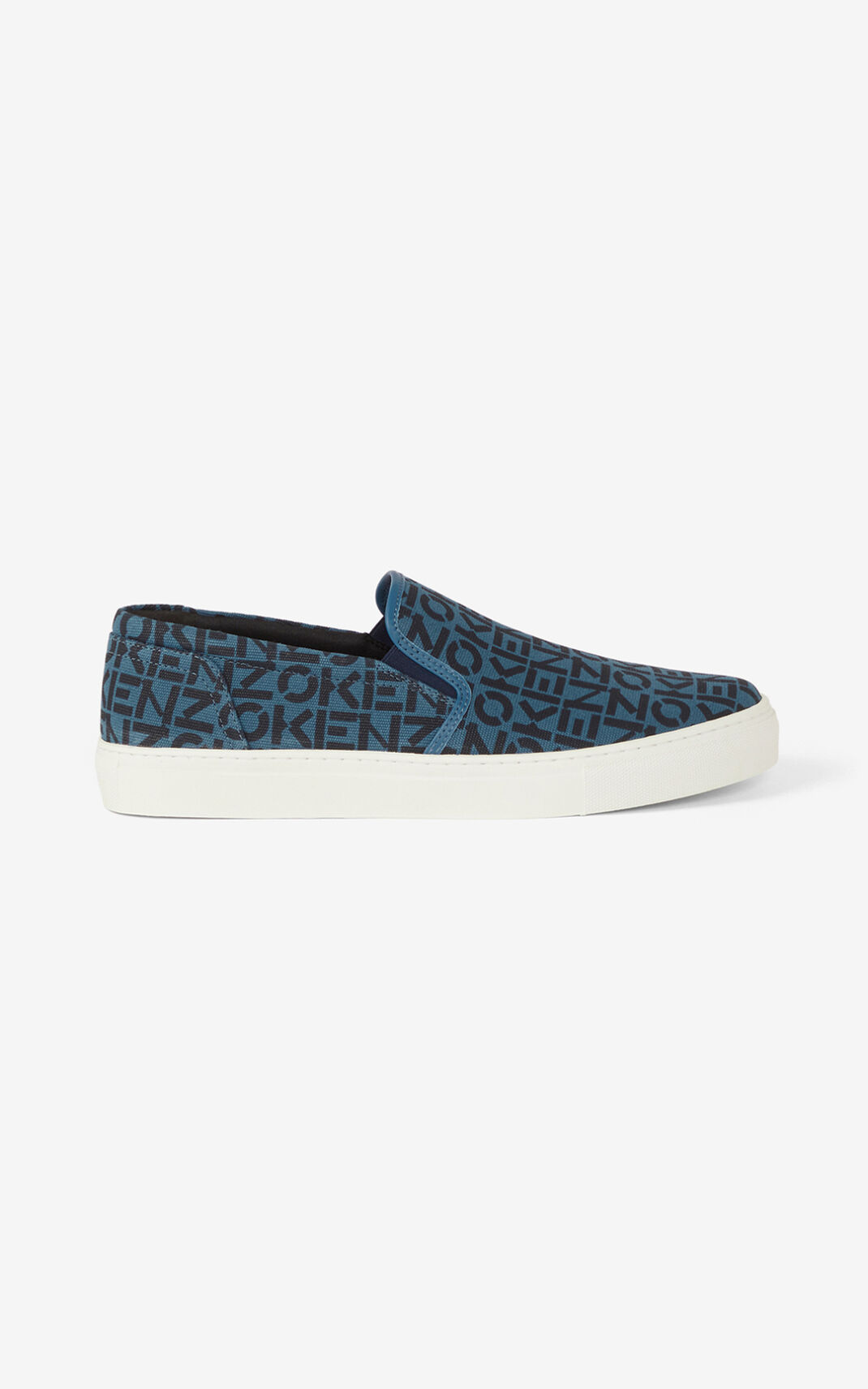 Kenzo K Skate Monogram laceless Sneakers Herr | 36240-GLIJ